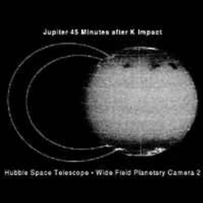 Jupiter 45 Minutes After the K Impact