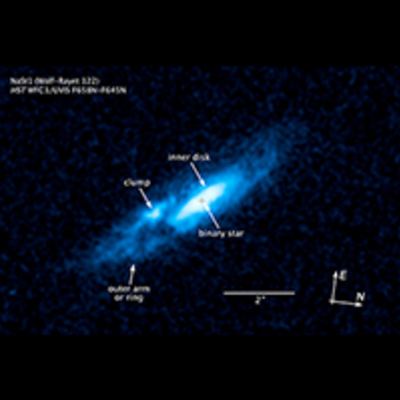 Compass and Scale Image of WR 122 (NaSt1)