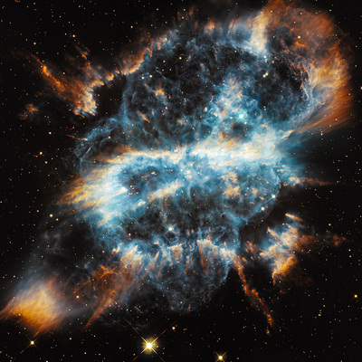 A Cosmic Holiday Ornament, Hubble-Style