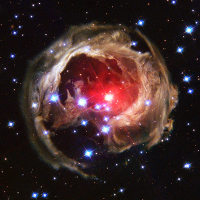 "Light Echo" Illuminates Dust Around Supergiant Star V838 Monocerotis (V838 Mon)