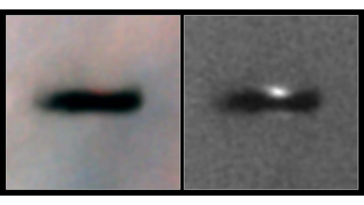 Edge-on protoplanetary disk in Orion nebula