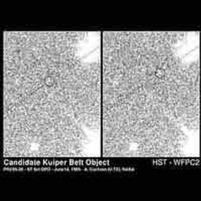 Two Images of Faint Kuiper Belt Object at the Edge of the Solar System