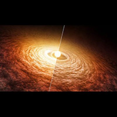 FU Orionis (Artist's Concept)