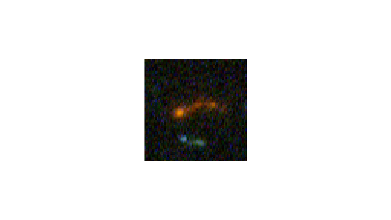  Building Block Galaxy at Redshift of 5.42 from Hubble Ultra Deep Field Image.