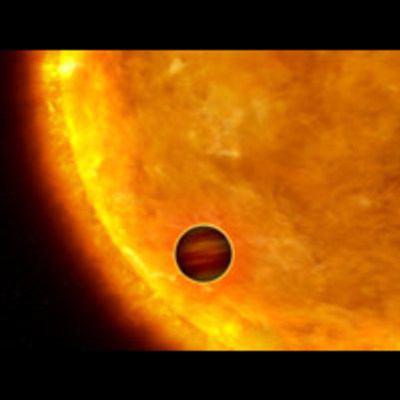 Artist's Impression of a Transiting Exoplanet
