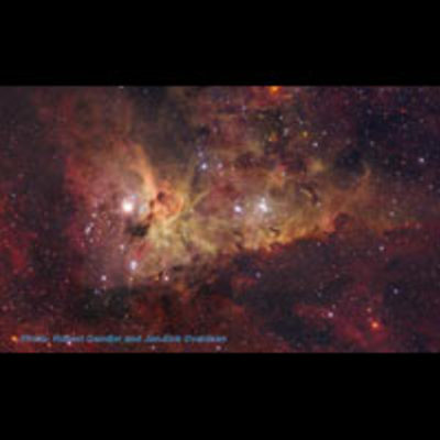 Ground-Based Image of Carina Nebula