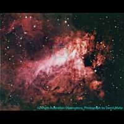 AAO (David Malin) Image with Location of WFPC2 Field