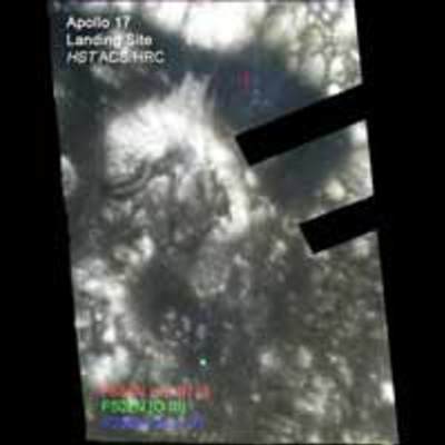 Hubble's View of the Apollo 17 Landing Site