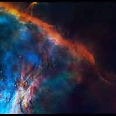 Gas Plume Near the Edge of the Orion Nebula