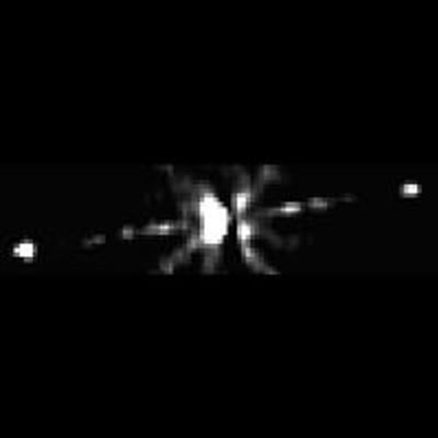 Flaring Disk in Mystery Object He 2-90