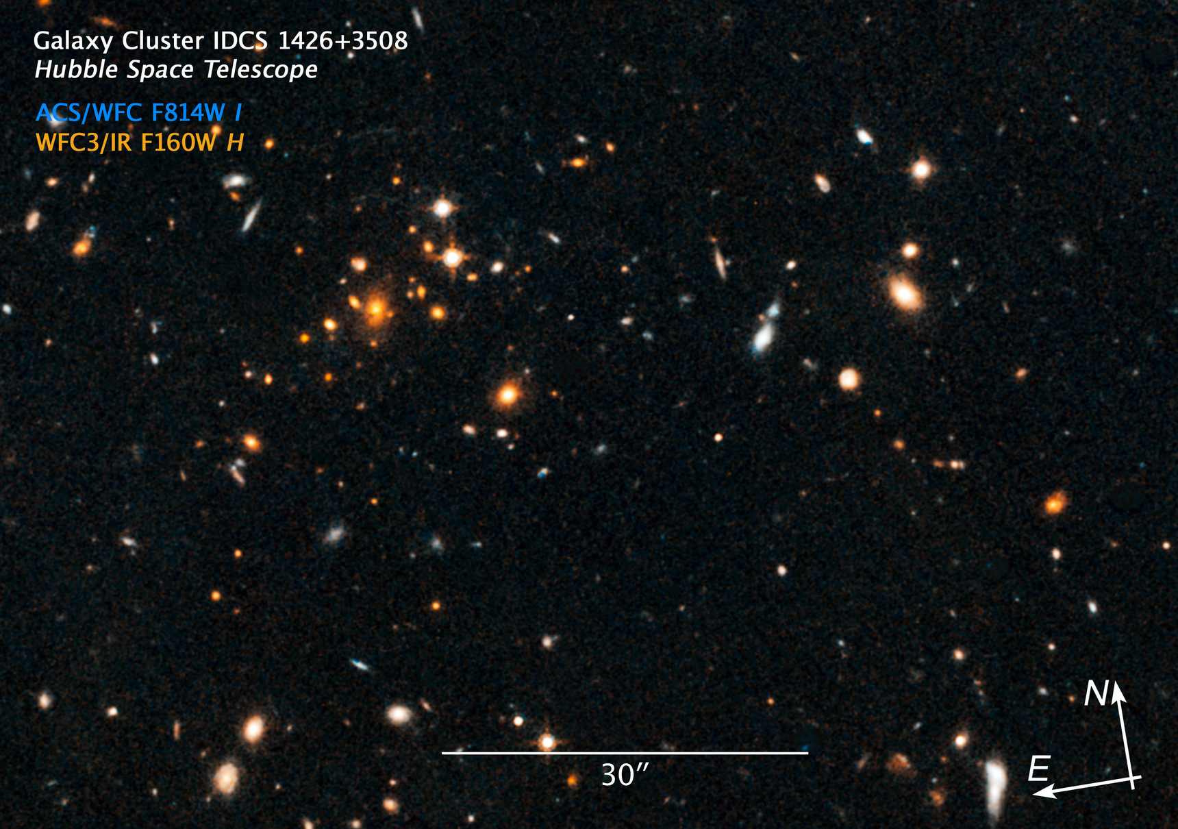 Galaxy Cluster IDCS J1426.5+3508 and Giant Arc