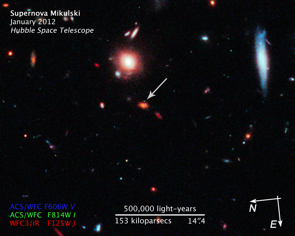 Full field HST ACS WFC3 with SN