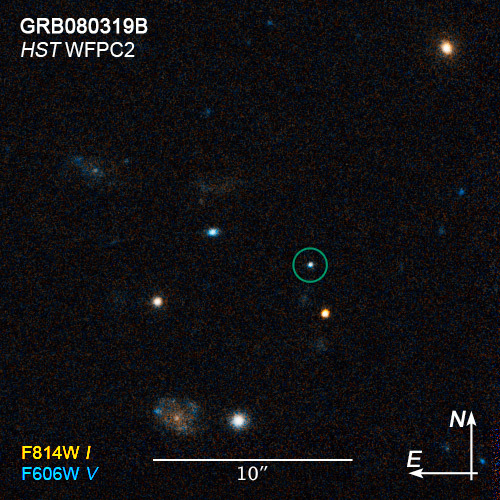 Hubble Pinpoints Record-Breaking Explosion