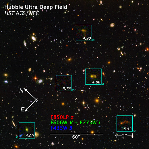 Hubble Building Blocks Galaxy at Redshift 4.88