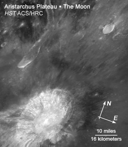 Aristarchus Crater in False Color
