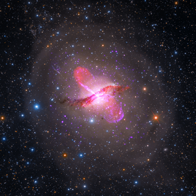 Peering into a Galaxy's Dusty Core to Study an Active Supermassive Black Hole