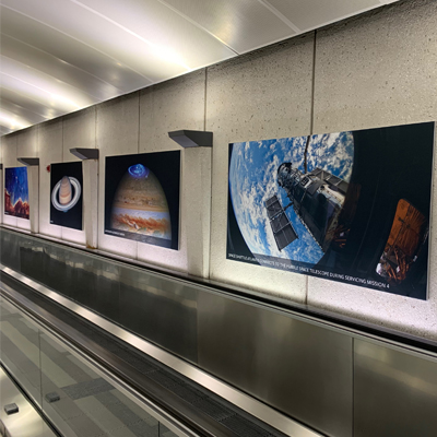 Inspiring Awe of Hubble Space Telescope Brought to Dulles International Airport