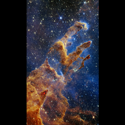 NASA’s Webb Takes Star-Filled Portrait of Pillars of Creation
