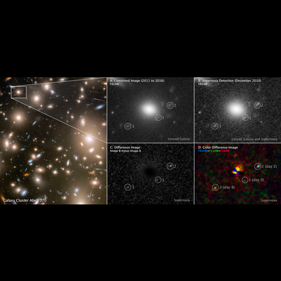 Hubble Captures 3 Faces of Evolving Supernova in Early Universe