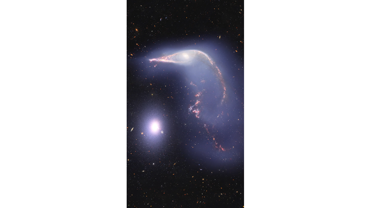 Arp 142 Hubble to Webb Fade | Webb