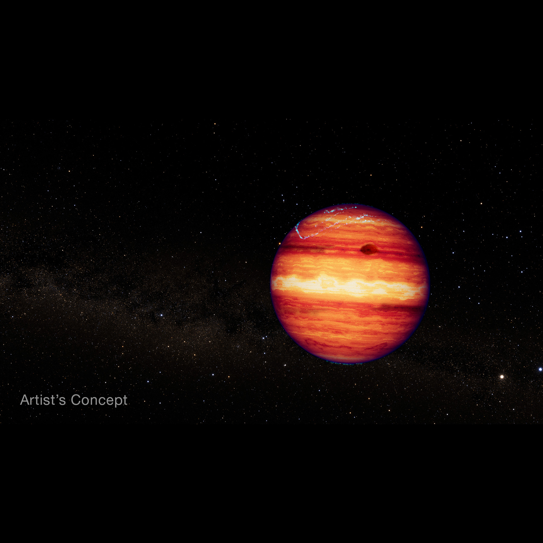 Isolated Planetary-Mass Object SIMP 0136 (Artist's Concept