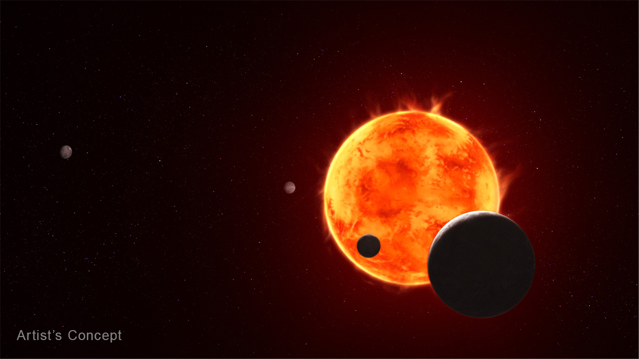 Trappist-1 E (concepto de artista)