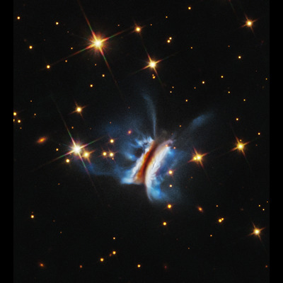 NASA's Hubble Reveals Largest Found Chaotic Birthplace of Planets