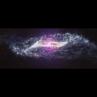 NASA Webb Uncovers Unusual Galaxy Shaped by Cosmic Collision